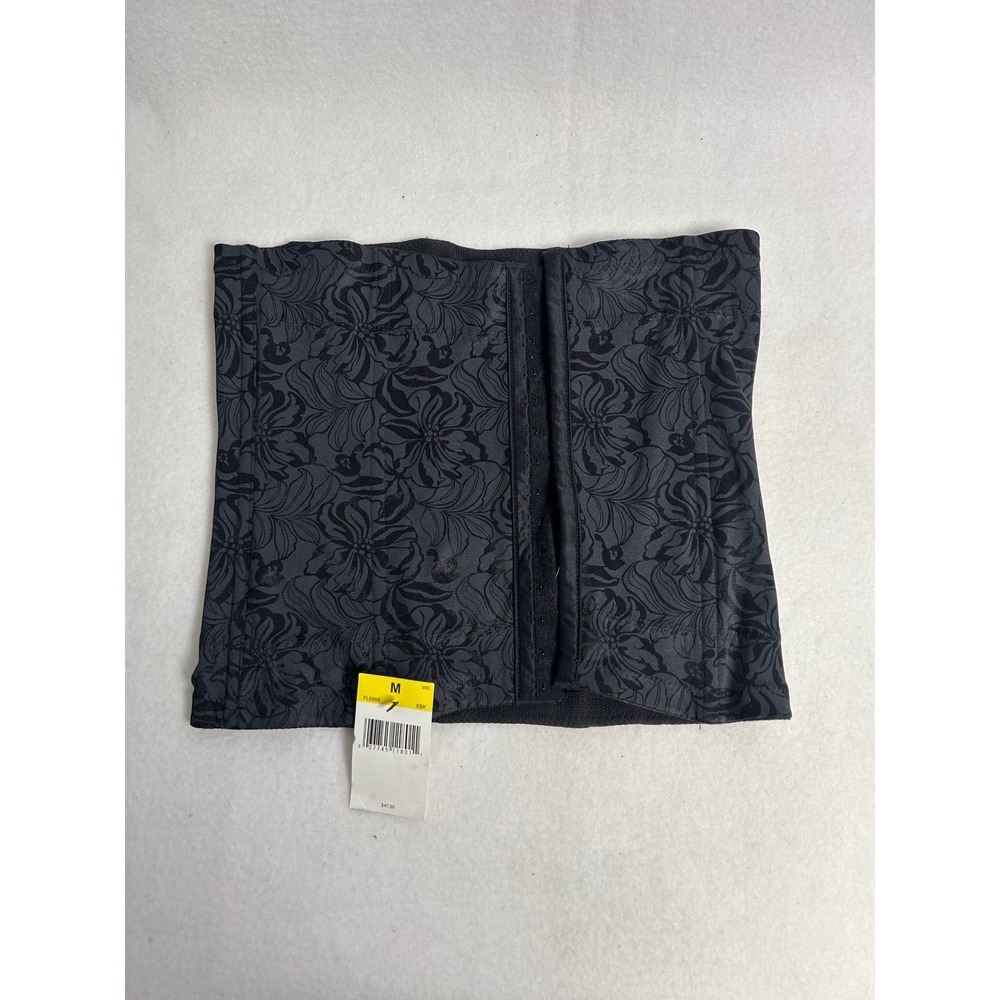 Floral Damask Maidenform NWT Flexees Womens M Black Weightless Waist Nipper